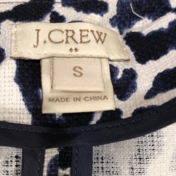 J. Crew leopard print zip front jacket - Picture 2 of 8